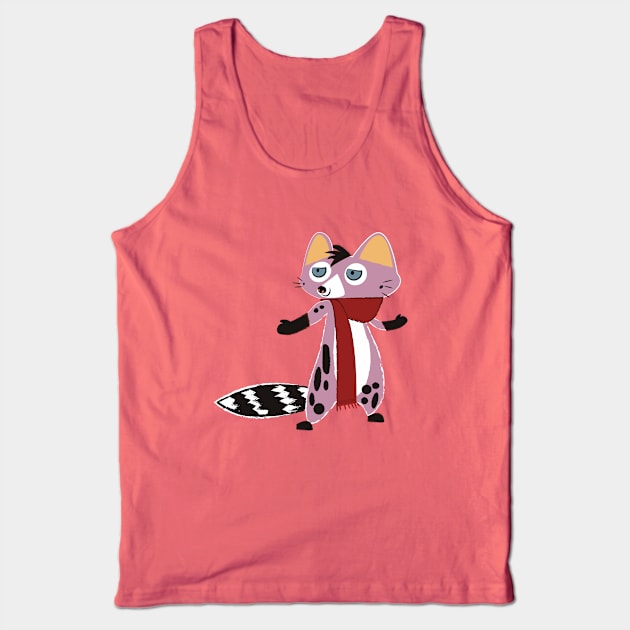 Genet Gentleman Pink Tank Top by belettelepink